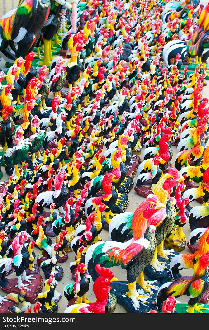 Statue chicken turnovers, many faith-based offerings. Statue chicken turnovers, many faith-based offerings