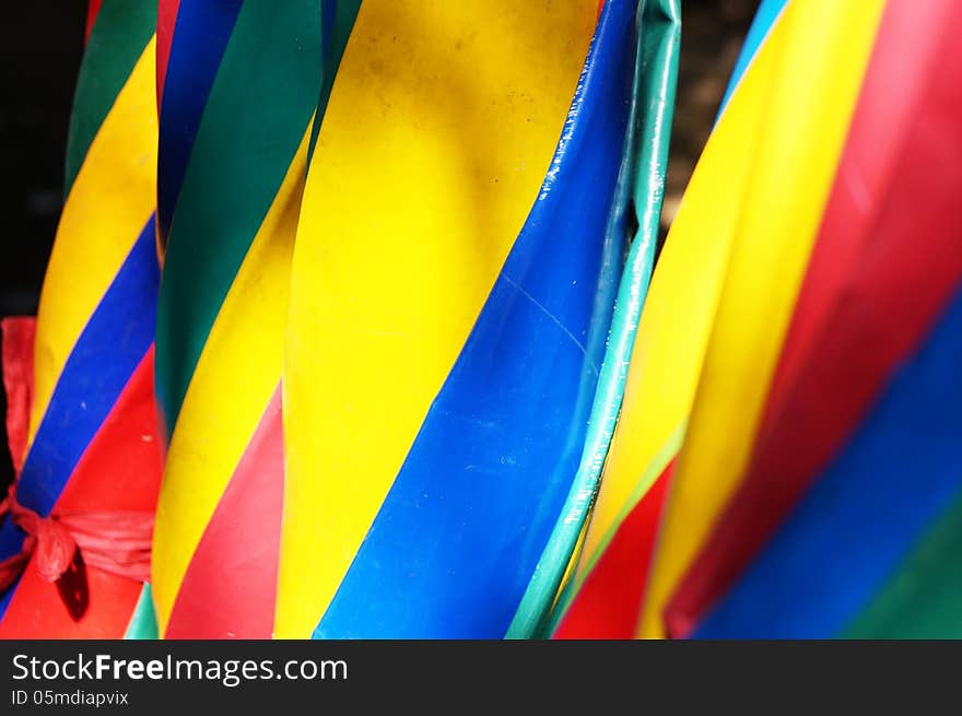 Colorful umbrella