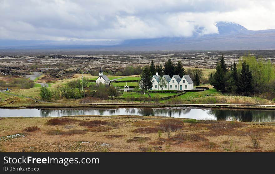 Thingvellir national park in Iceland. Thingvellir national park in Iceland