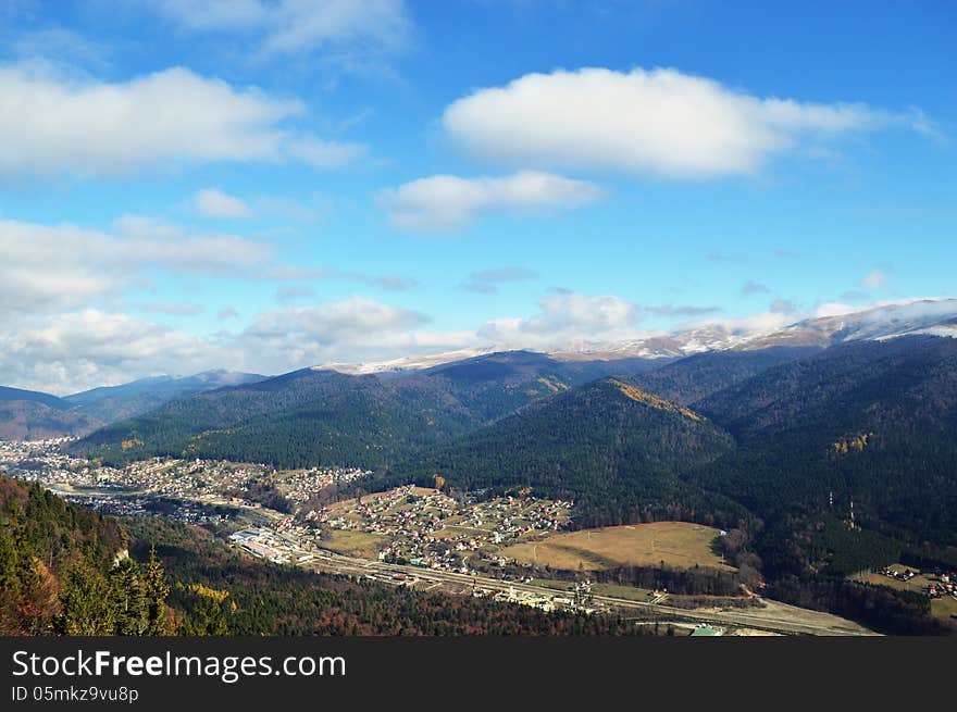 Mountain City From Above