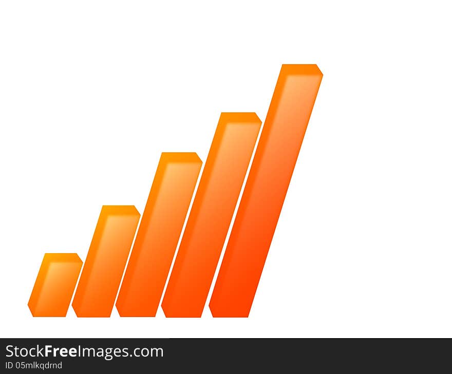 A vector base financial graph.