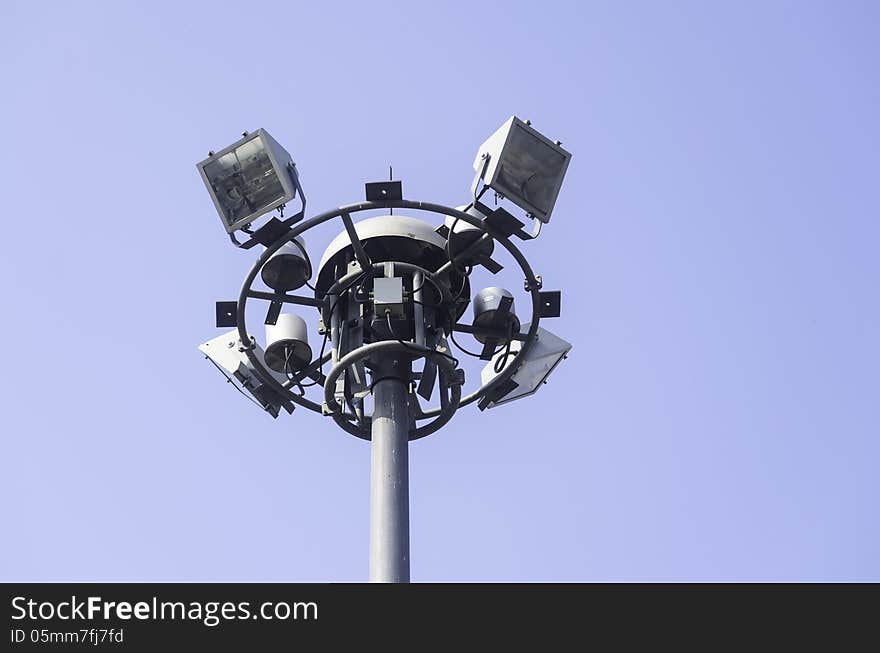 Street Light, a very high on the Towers. Street Light, a very high on the Towers