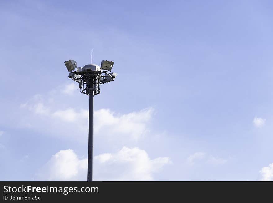 Street Light, a very high on the Towers. Street Light, a very high on the Towers