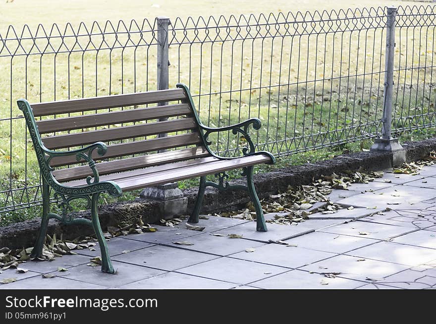 Bench in the park