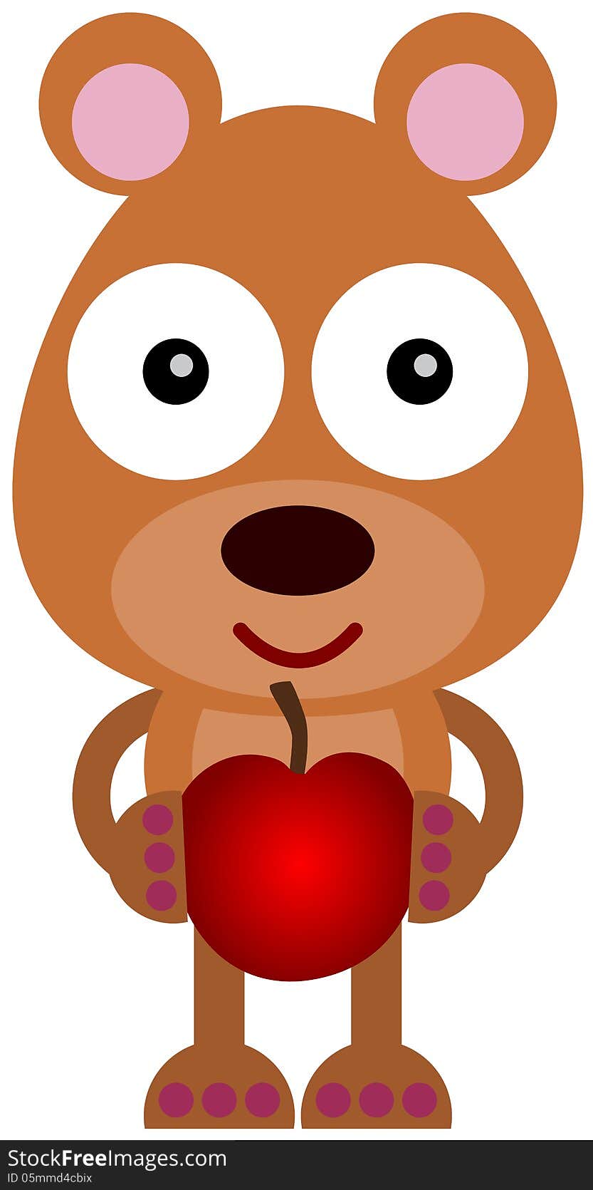 Bear With An Apple