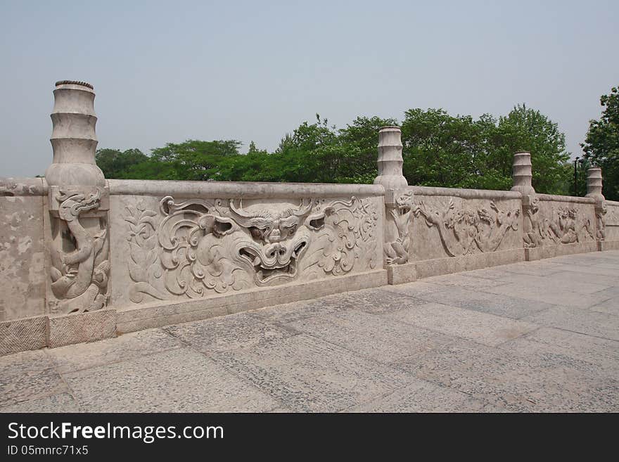 The well-known Zhaozhou Bridge is a large stone-arched bridge located in Zhaozhou County, Hebei Province , China. It is the largest and oldest stone-arched bridge in the world which is more than 1400 years old. The well-known Zhaozhou Bridge is a large stone-arched bridge located in Zhaozhou County, Hebei Province , China. It is the largest and oldest stone-arched bridge in the world which is more than 1400 years old.