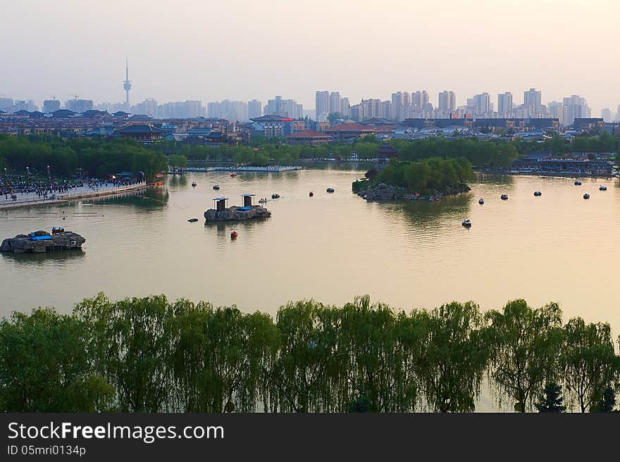 The Datang Furong Garden Landscape Xian