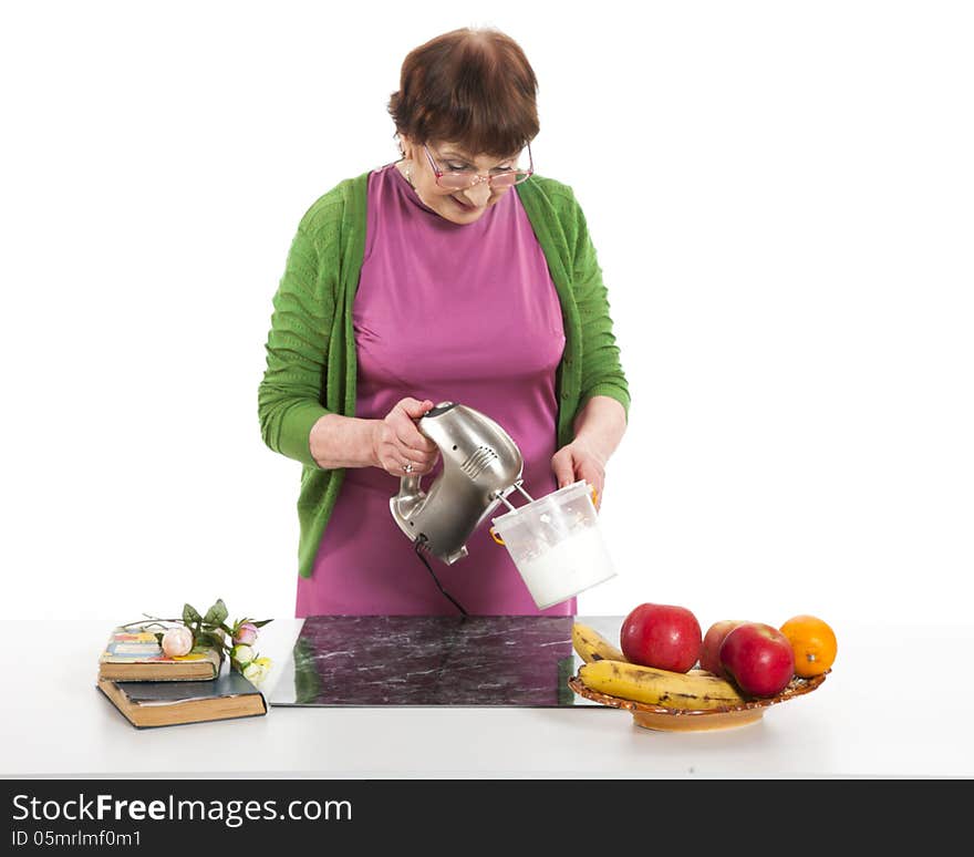 Woman cooking