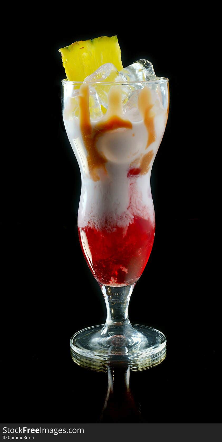 Cocktail With Juice And Cream