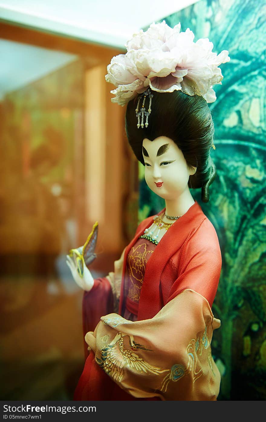 The woman silk figurines xian