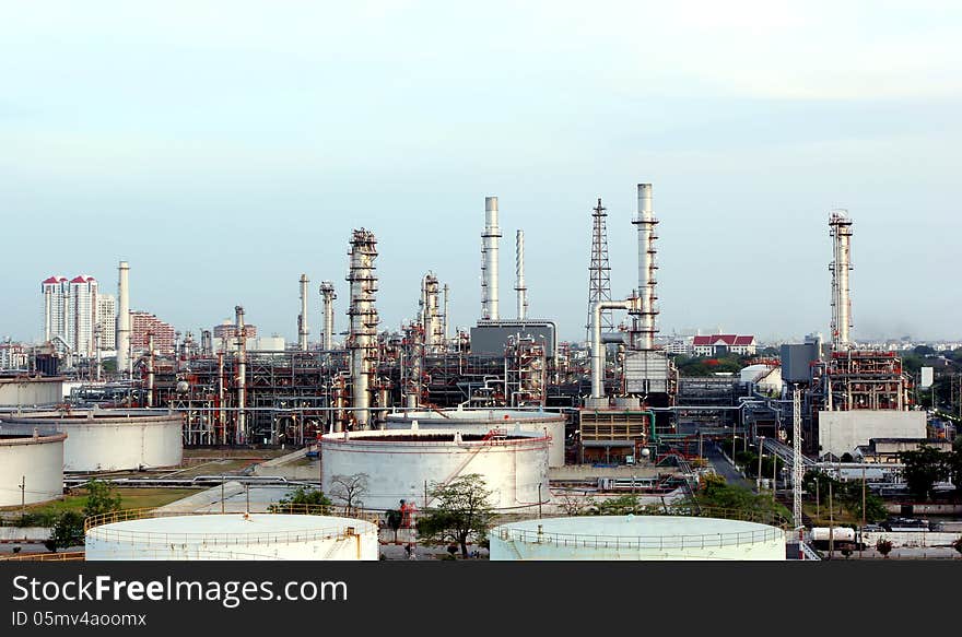 Oil refinery