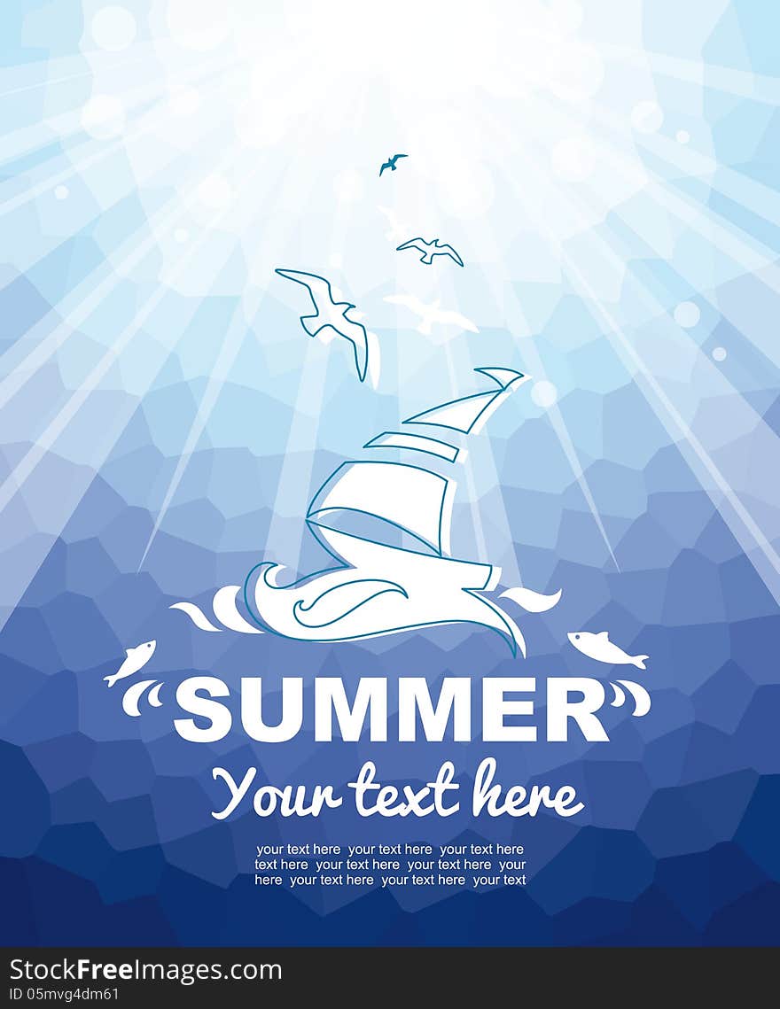 Summer Nautical Background