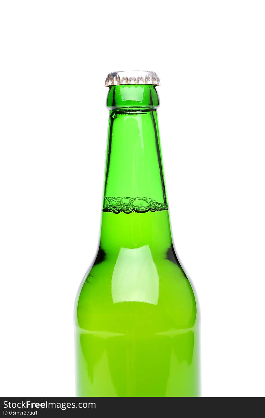 Beer Bottle Isolated On White