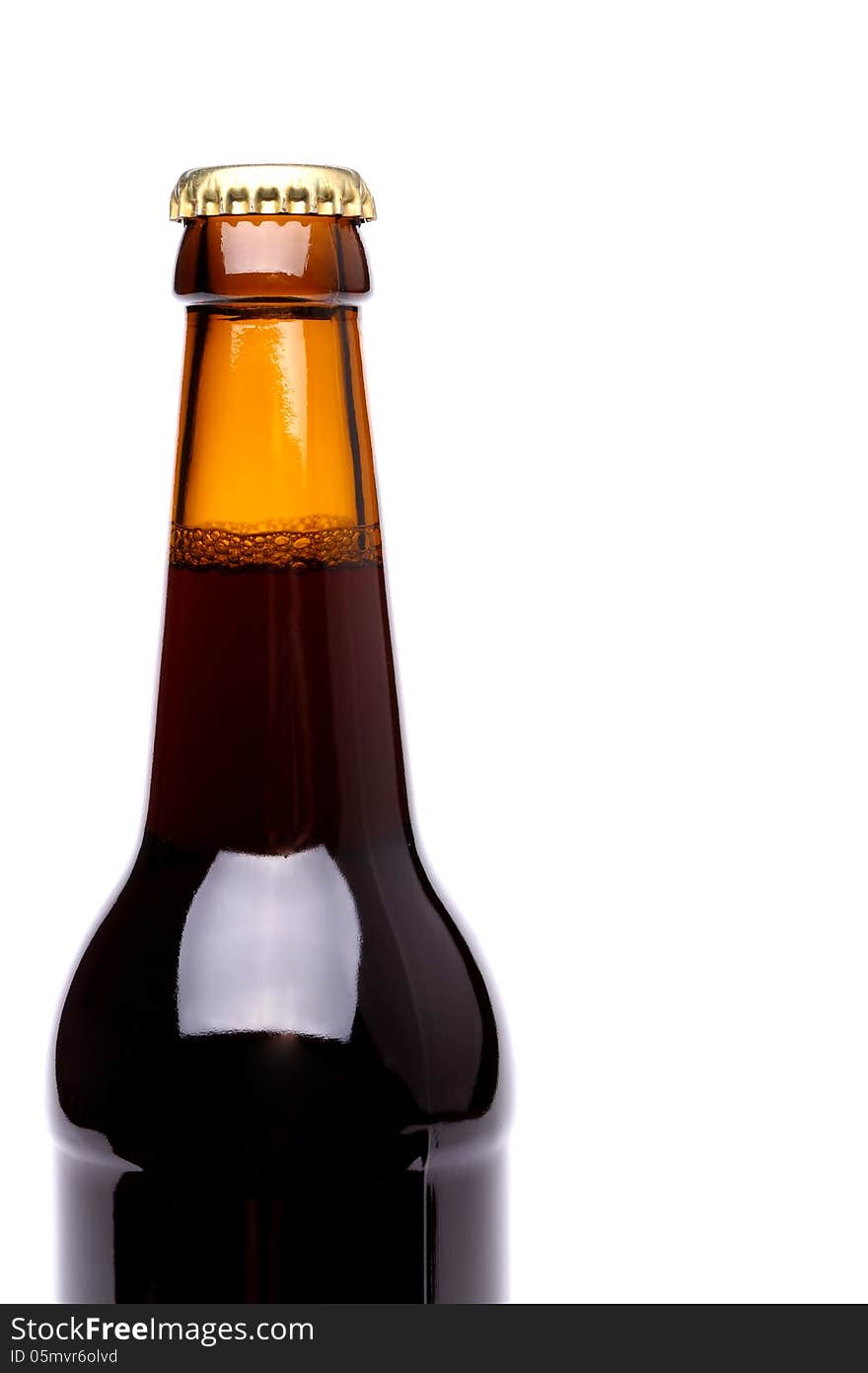 Beer Bottle Isolated On White