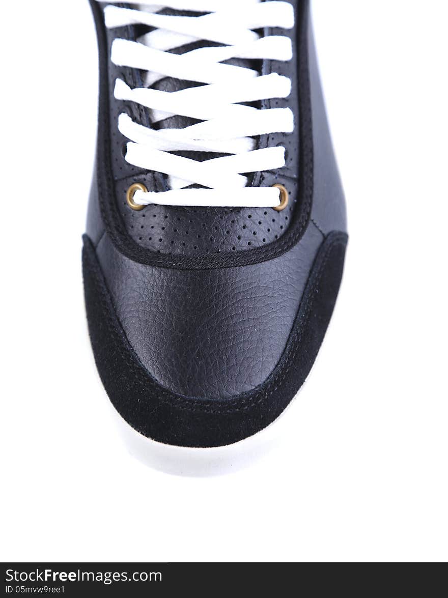 Sport shoe isolated. Close-up.