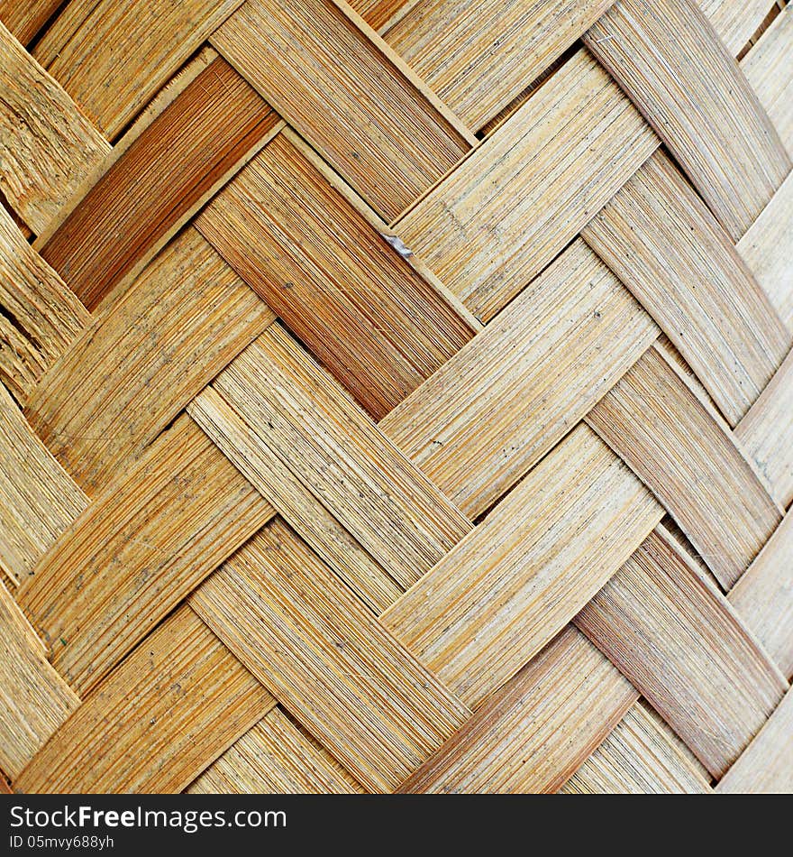 Woven wood pattern or background