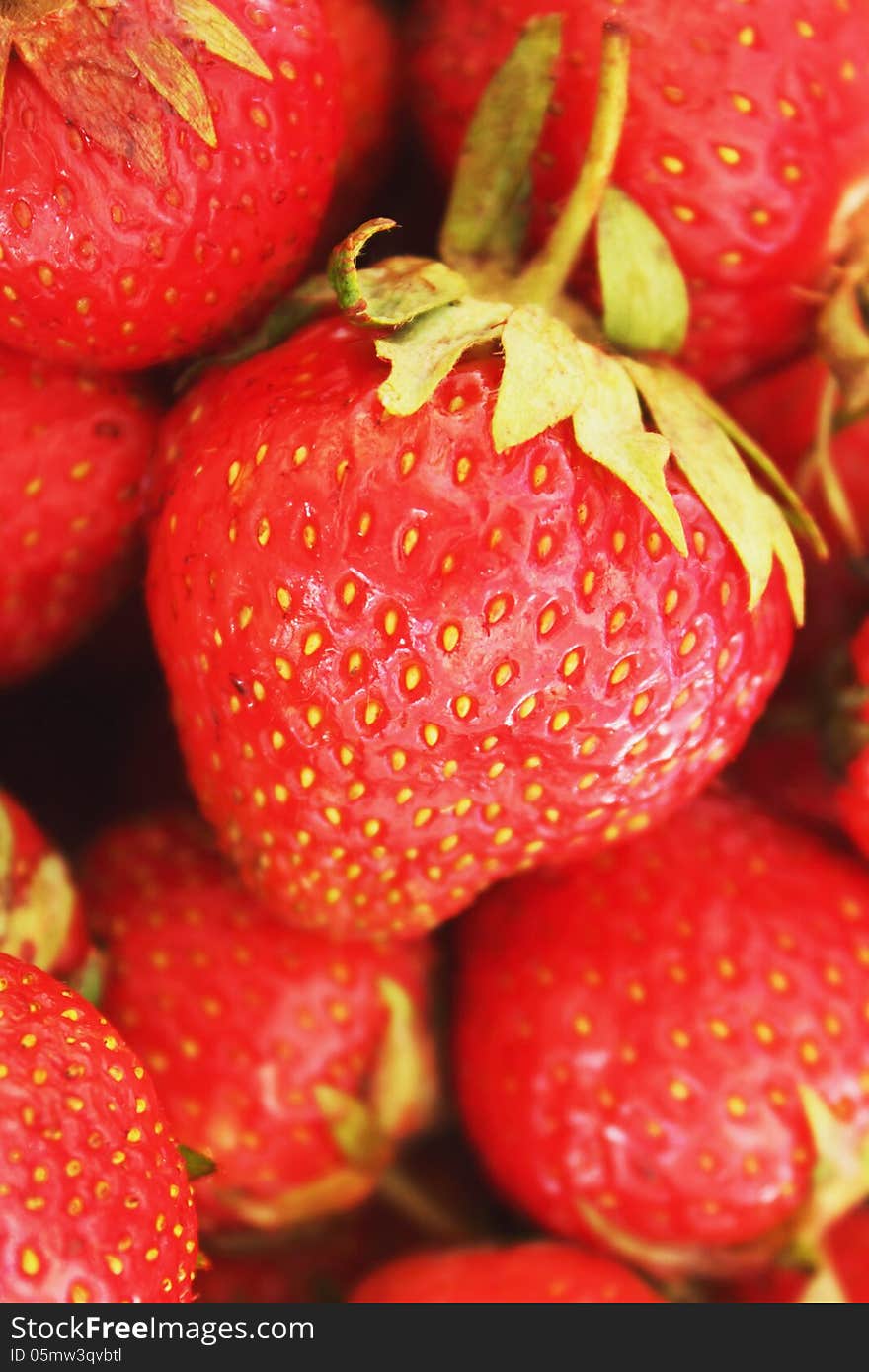 Strawberry as a symbol of the dietary and nutritional food