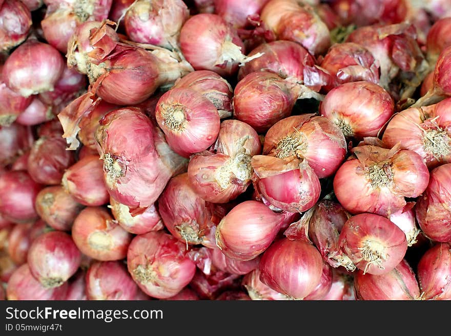 Pile Of Shallot