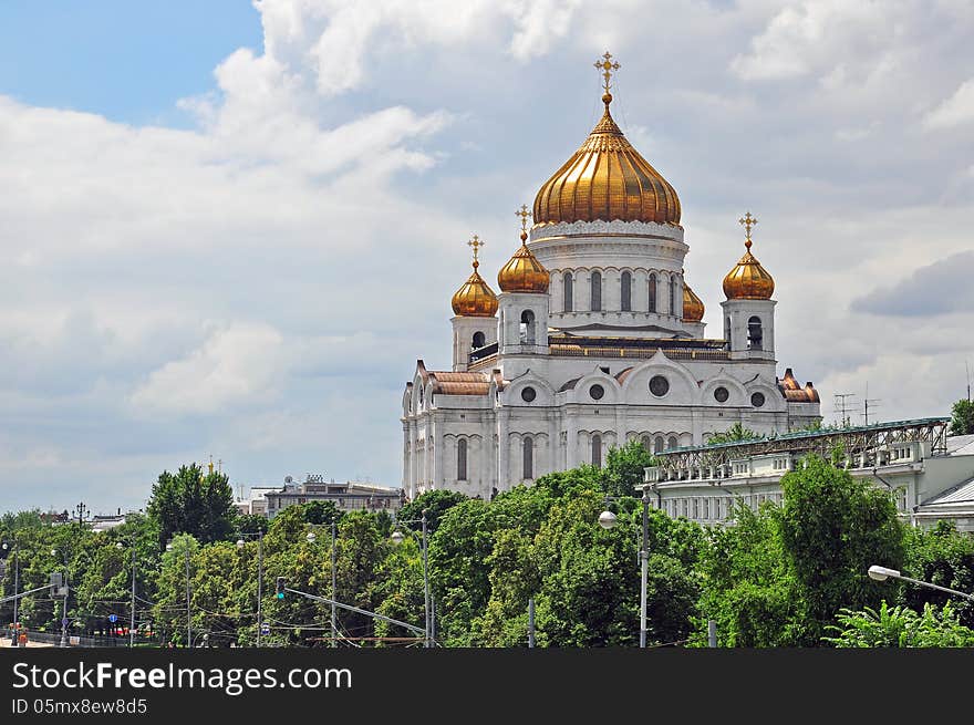 Moscow Cathedral Of Christ The Savior