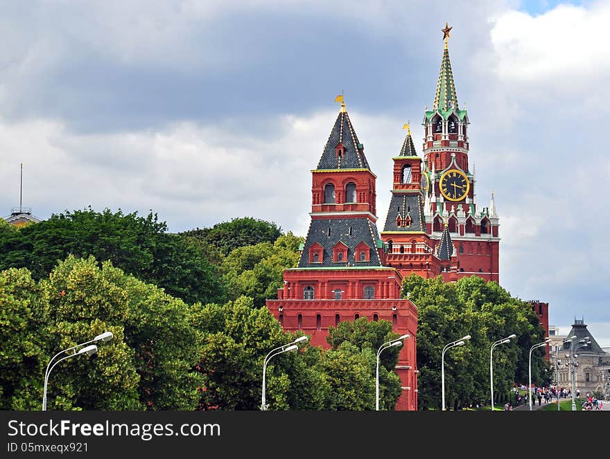 Moscow Kremlin towers