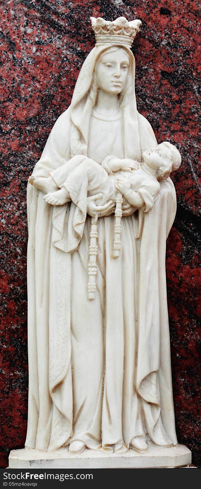 Statue of Virgin Mary as a symbol of love and kindness. Statue of Virgin Mary as a symbol of love and kindness