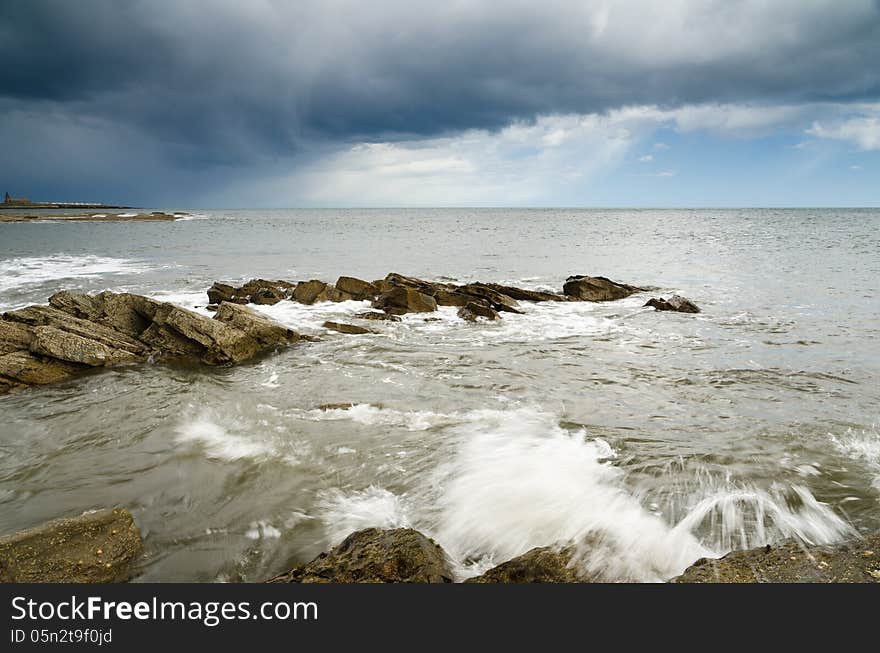 Storm Over Newbiggin By The Sea