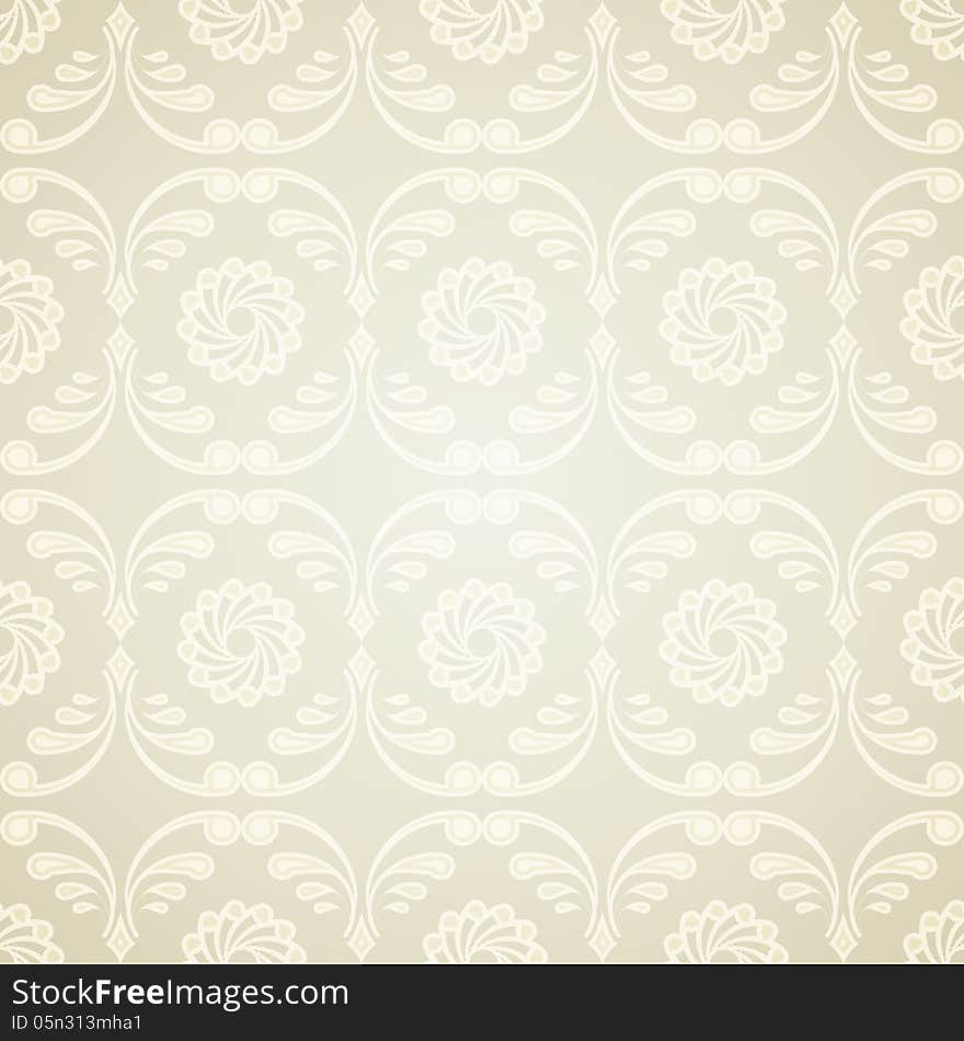 Lightweight seamless patterned background. Vector illustration