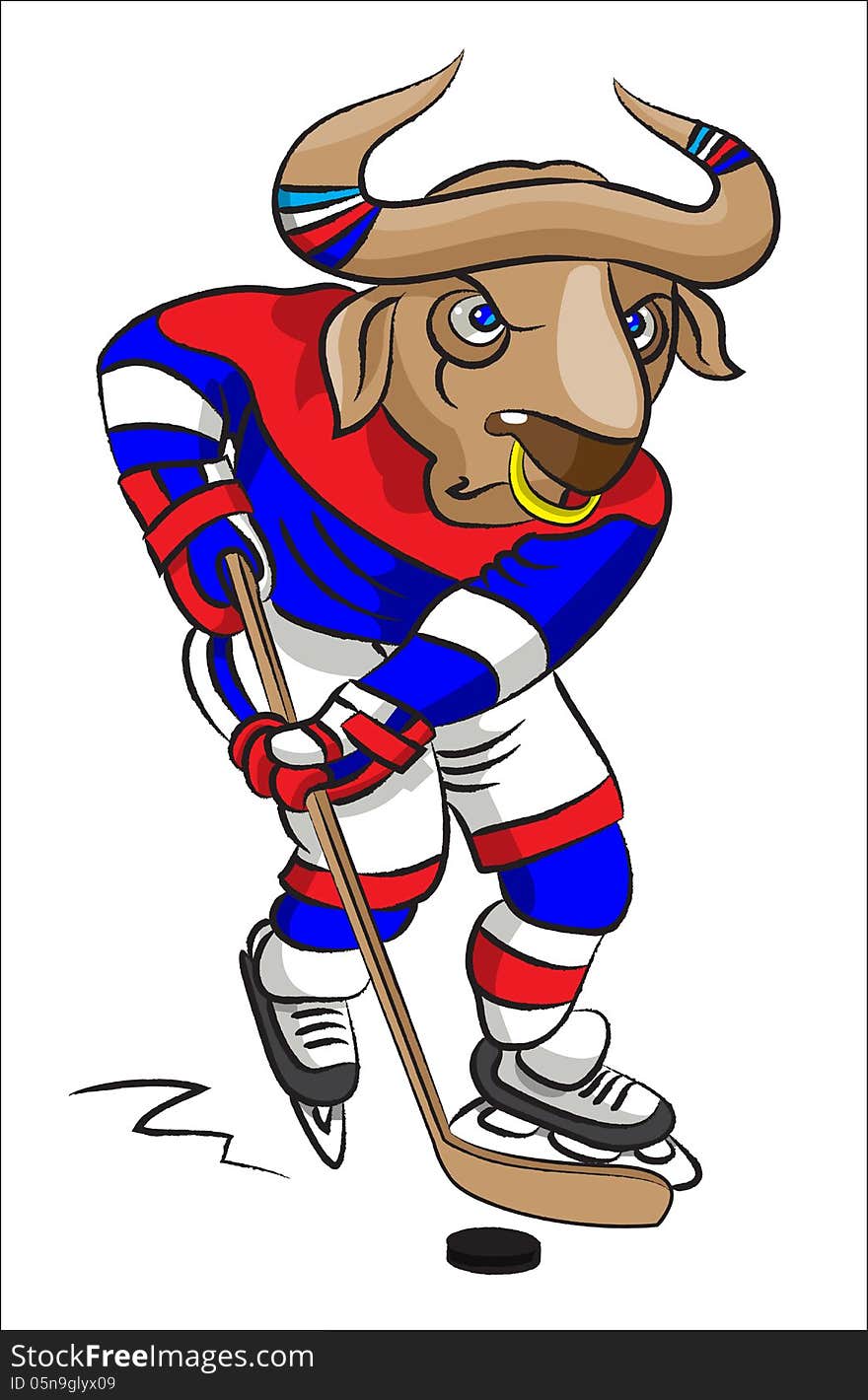 Buffalo - The Hockey Player