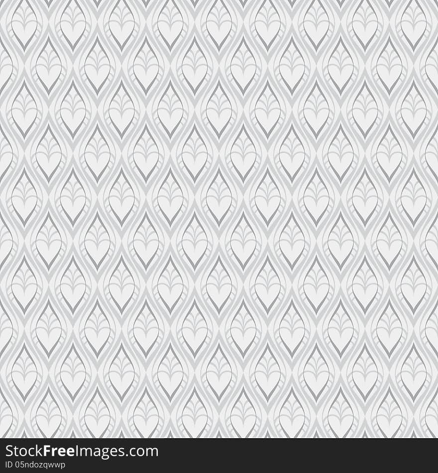 Seamless floral geometric pattern. Vector illustration. Seamless floral geometric pattern. Vector illustration