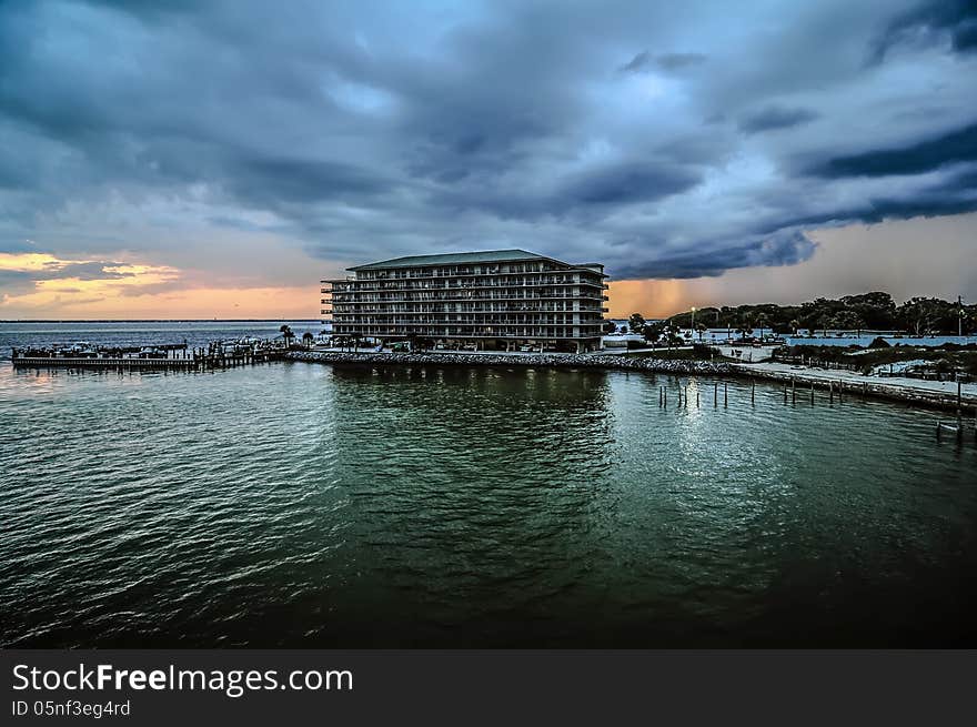 Stormy Clouds Over Destin Florida