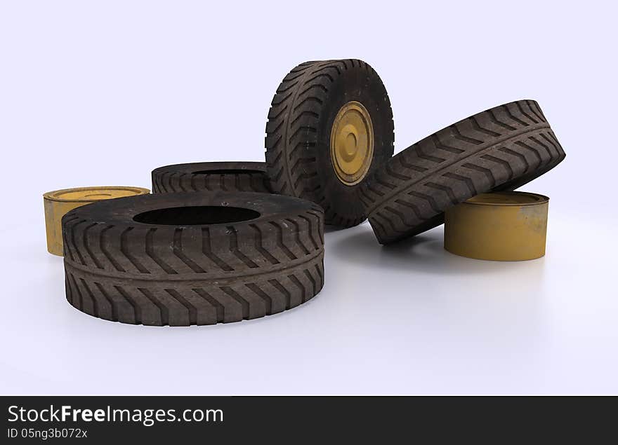 Earth Mover Tire Molds