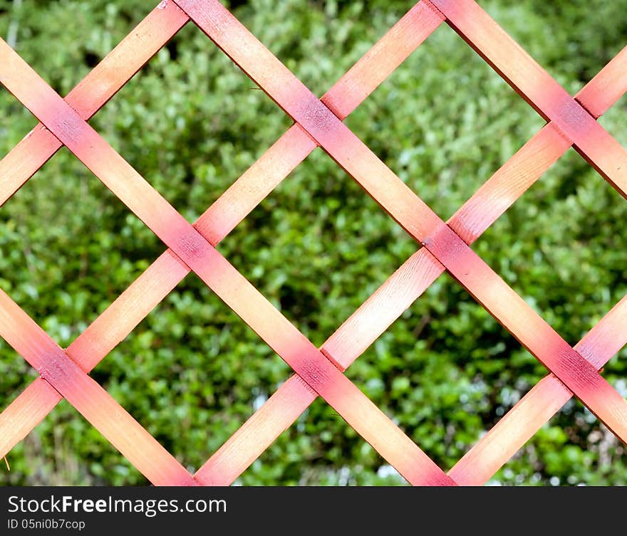 wooden fence. fragment