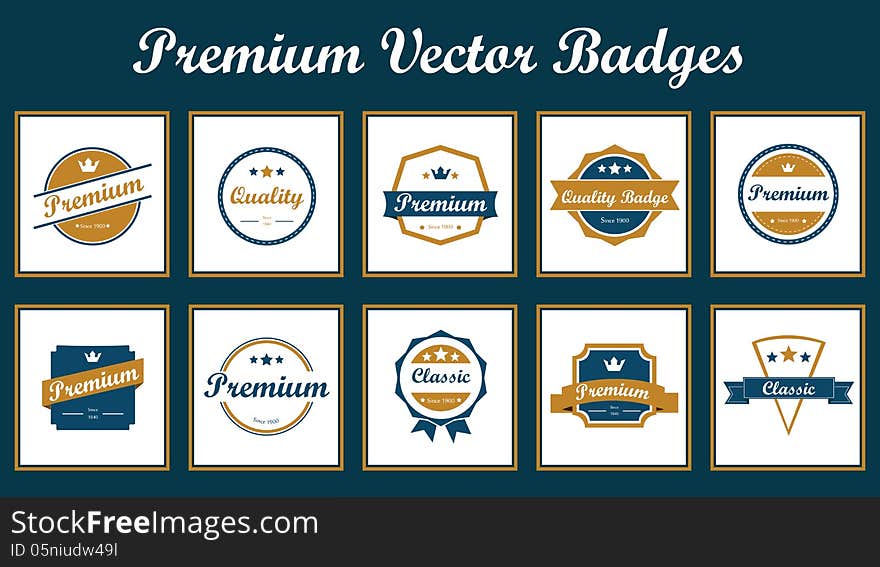 Premium Vector Badges