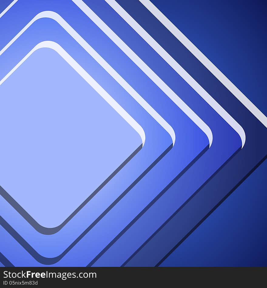 Abstract blue geometric background