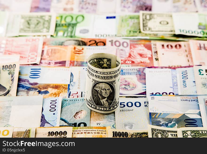 Currency paper, banking and finance, money savings