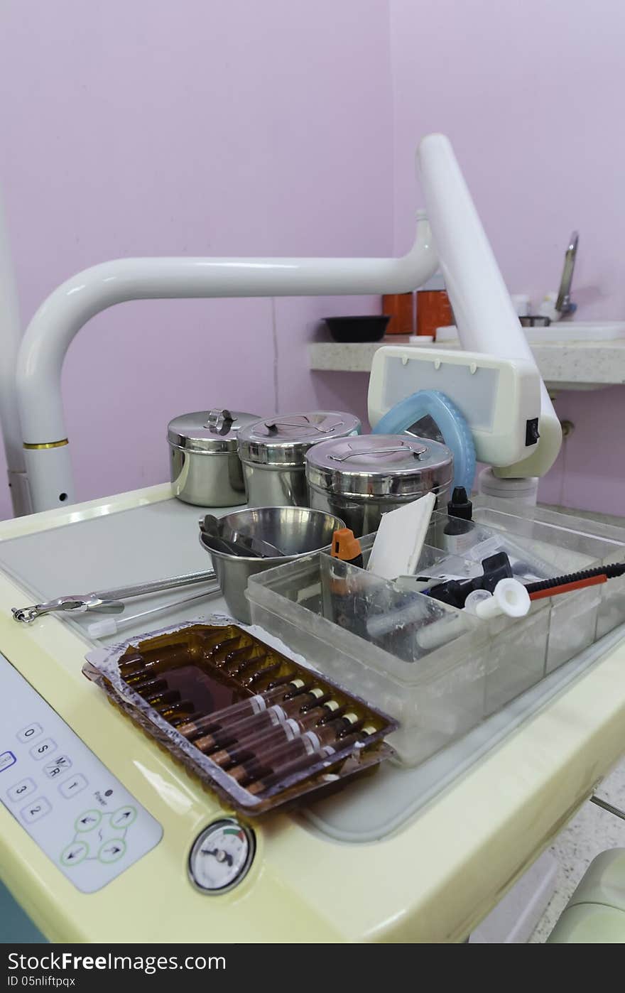 Dental office, equipment, include water, drill etc. Dental office, equipment, include water, drill etc