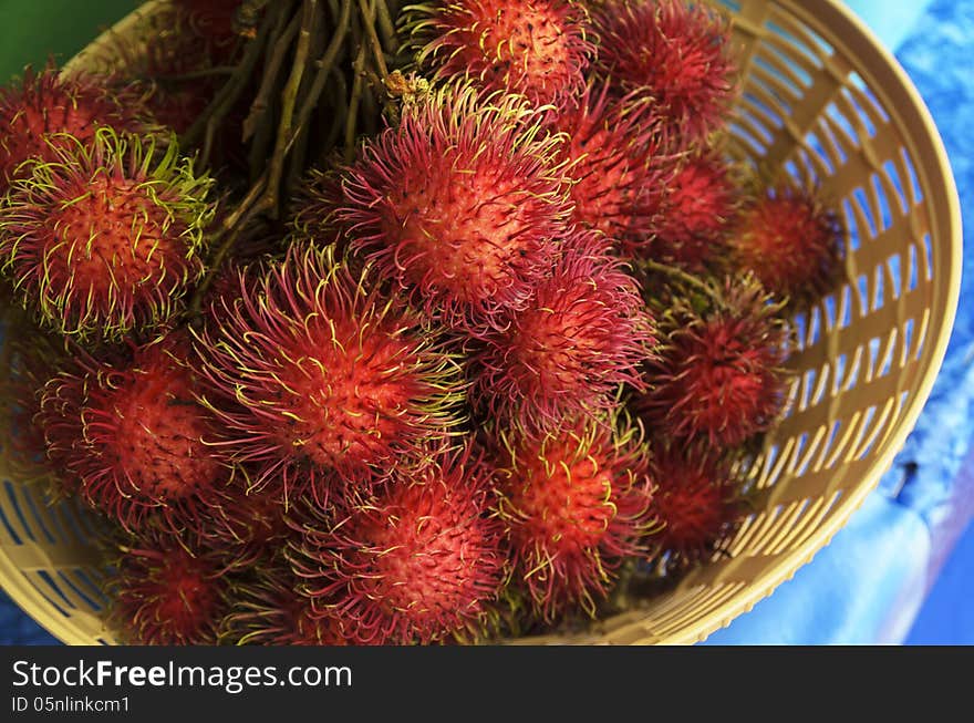 Rambutan Or Hairy Fruit