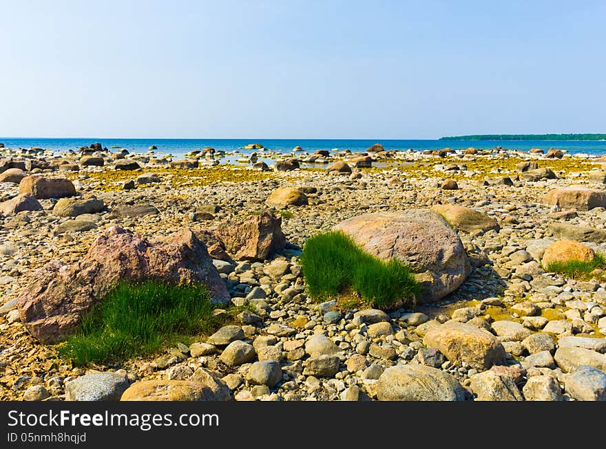 Coast of the Baltic Sea, Estonia. Coast of the Baltic Sea, Estonia.