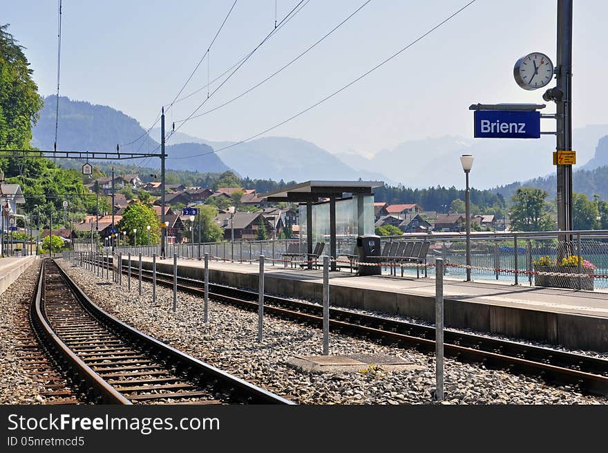 Swiss Train Station