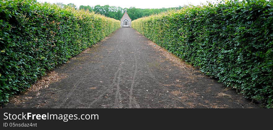 Path to the chapel