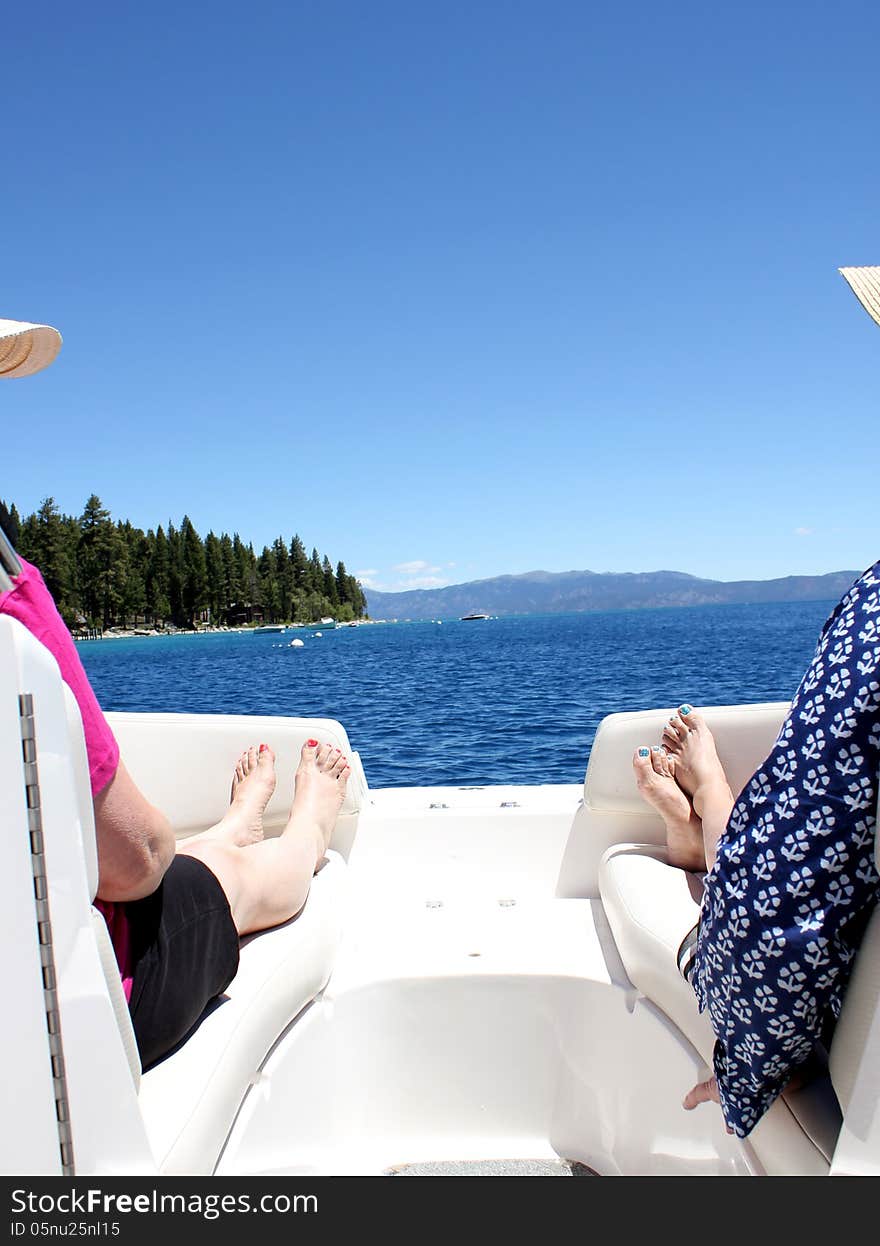 Boating On The Lake