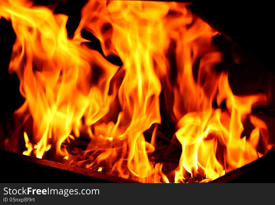 Blaze fire flame texture background