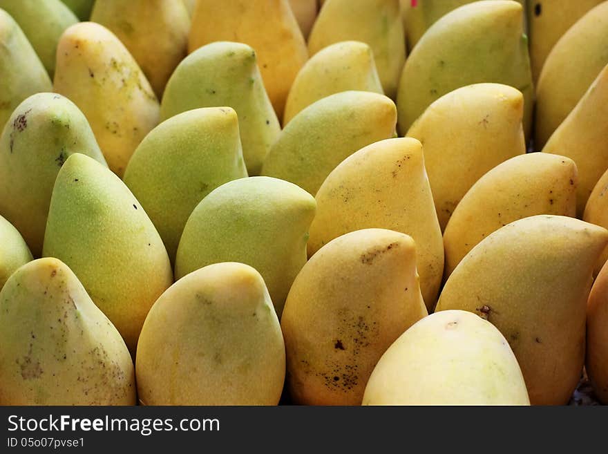 Sweet mango at fruit market