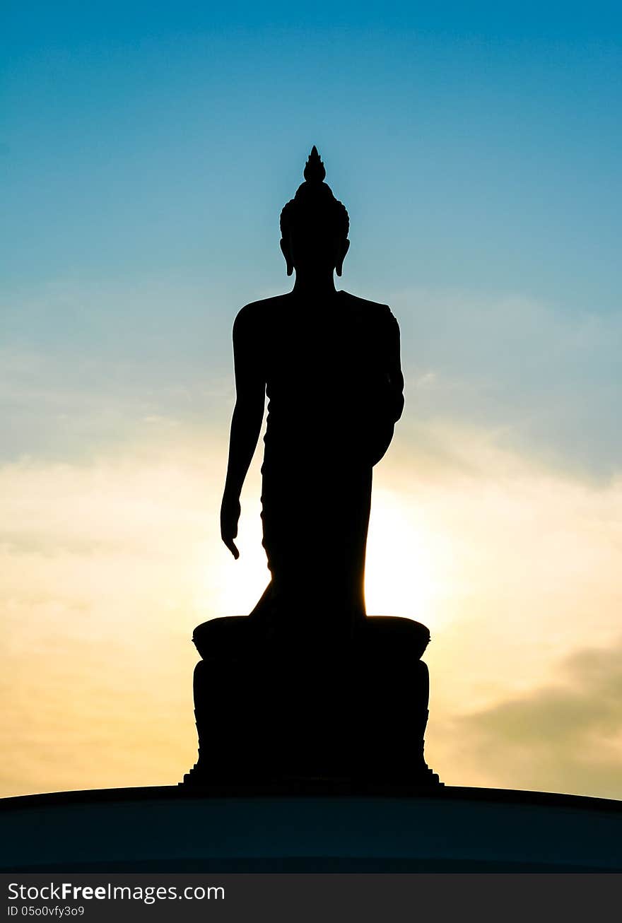 Buddhist park in the Phutthamonthon district, Buddha Monthon, Thailand