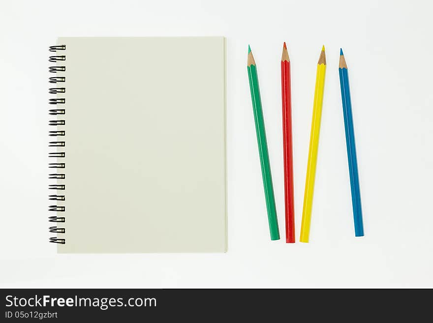 Open Blank Page Notebook