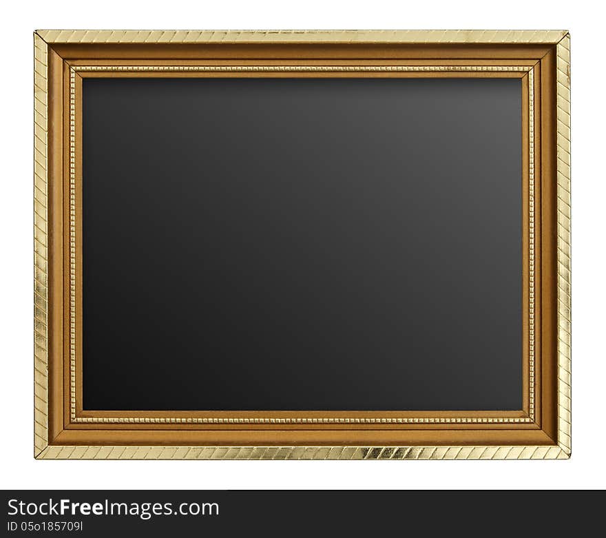 Gold picture frame