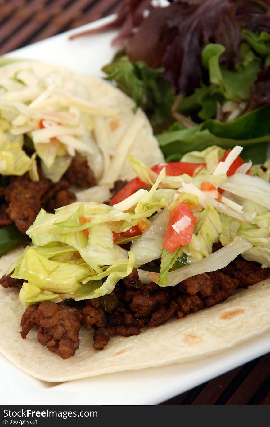 Beef Tacos Closeup