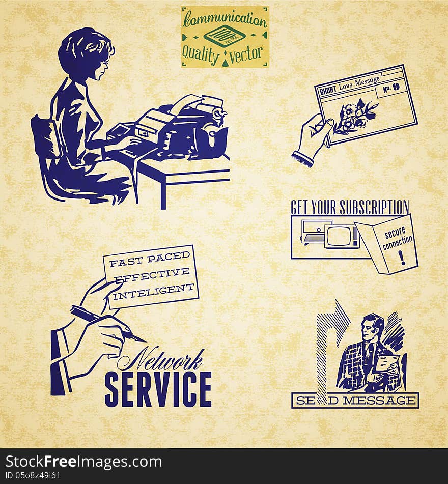 Hand drawn than ized, this set will be an asset for your communications, call center, internet provider, television provider, e-mail provider company. Hand drawn than ized, this set will be an asset for your communications, call center, internet provider, television provider, e-mail provider company