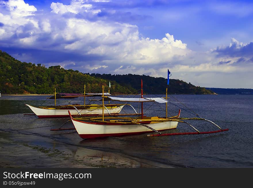 Filipino Boats of Subic Bay.