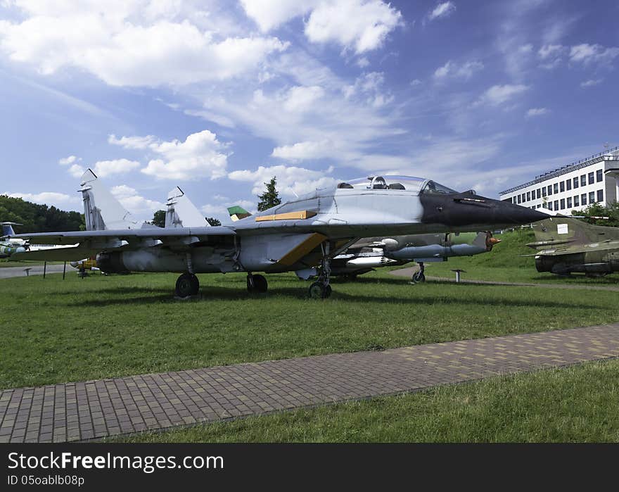 Historic aircraft used in army. Historic aircraft used in army